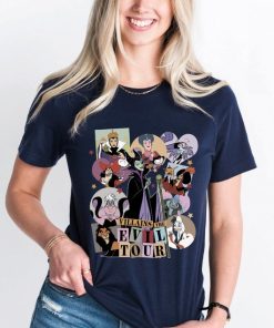 Villains The Evil Tour Shirt, Disney Evil Queens Tee