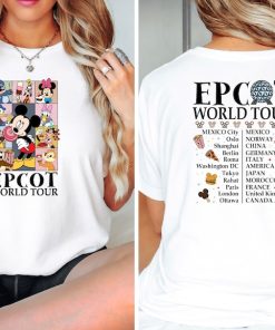 Epcot world tour unisex Disney t-shirt, Disney t-shirt, Disney fashion