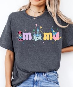 Disney Minnie Mama Castle Shirt, Mom Squad Disney Castle Shirts