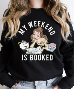 My Weekend Is Booked Shirt, Princess Belle's Book Shop Tee