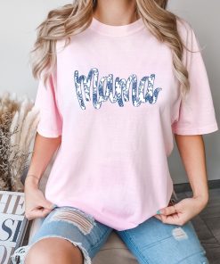 Comfort Colors® Floral Mama Shirt, Funny Mama Shirt, Gift for Mom