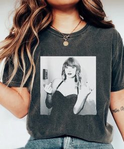 Trendy Taylor Middle Finger Shirt, Swiftie Shirt, Comfort Colors Tee