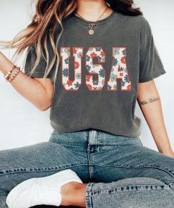 Retro USA Comfort Colors Graphic Tee | 4th of July Shirt