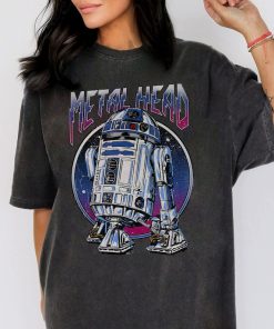 Retro Star Wars R2-D2 Metal Head Shirt