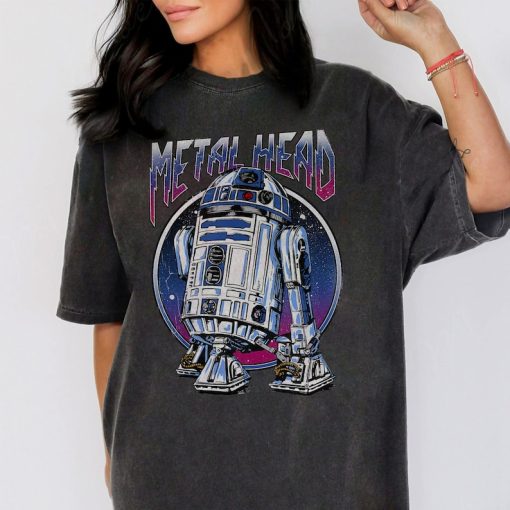 Retro Star Wars R2-D2 Metal Head Shirt