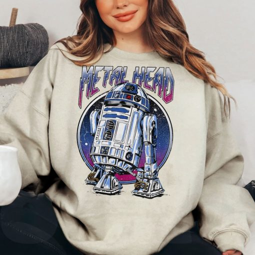 Retro Star Wars R2-D2 Metal Head Shirt