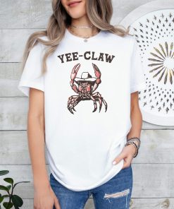 Yee Claw Yee Haw Crab Shirt, Comfort Colors Tee