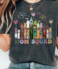 Mom Squad Disney Castle Shirts, Disney Mom Shirt