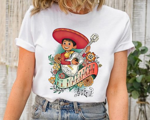 Disney Pixar Coco Miguel El Mariachi Tshirt, Disney Coco Miguel Shirt