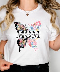 Butterfly Mama Shirt, Floral Mama Shirt, Mothers Day Shirt, Mom Shirt