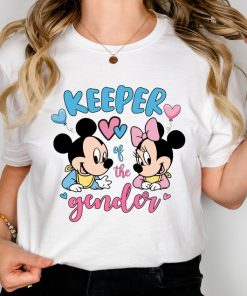 Mickey and Minnie Gender Reveal Shirt