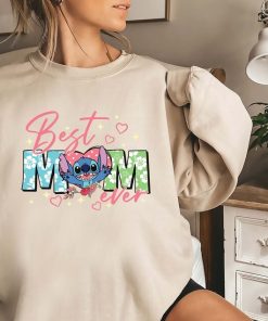 Disney Stitch Mom T-Shirt, Best Mom Ever Shirt, Disney Trip Tee