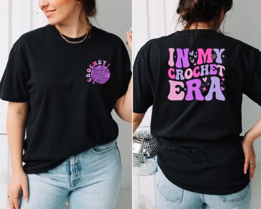 In My Crochet Era Shirt, Crochet Lover Shirt, Knitting Shirt