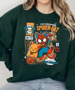 The Ameowzing Spider Cat Shirt | The Spider-Verse T-Shirt | Marvel Com