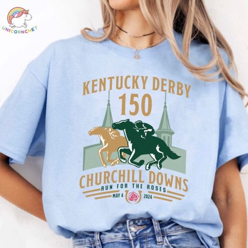 Kentucky Derby Churchill Downs 2024 Shirt, Run For The Roses Tee