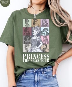 Princess Eras Tour: A Magical Journey with Disney Royalty Cotton Tee