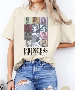 Princess Eras Tour: A Magical Journey with Disney Royalty Cotton Tee