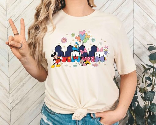 Mickey And Friends Mama Shirt, Disney Mom T-shirt