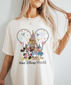 WDW Comfort Colors Shirt | Retro Mickey and Friends Tee