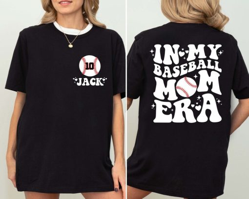 In My Baseball Mom Era Shirt, Sports Mom Shirt, Baseball Mama Shirt