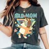 Retro Rad Mom Rad Mom Bluey Family T-Shirt Retro Chilli Heeler Shirt