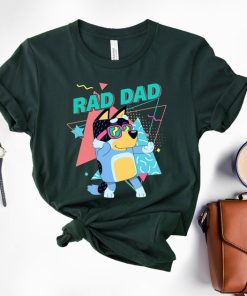 Retro Rad Dad Bluey Shirt, Retro Chilli Heeler Shirt, Chilli Heeler