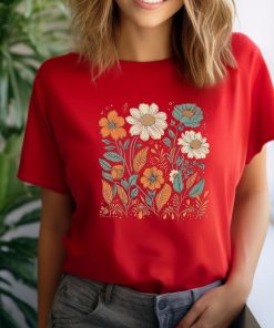 Comfort Colors® Daisy Bouquet Shirt, Flower Shirt, Retro Floral Shirt