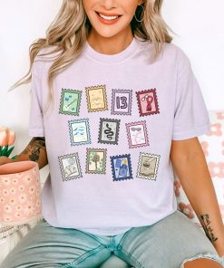 Comfort Colors® Swiftie Shirt, Album Stamps shirt