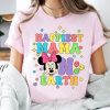 Disney Minnie Mama Castle Shirt, Happiest Mama On Earth Shirt