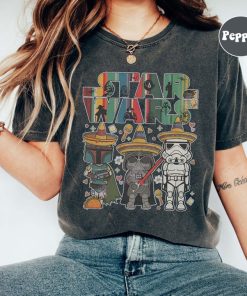 Vintage Disney Star Wars Matching Cinco De Mayo Shirt