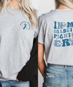 In My Diabetes Warrior Era 2 Sided Sweatshirt, Type 1 Diabetes Tee