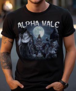 Alpha Wolf Vintage 90s T-Shirt, Retro Meme Tee