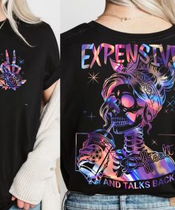 Expensive Difficult And Talks Back Skeleton Rock Mom Shirt, Mom Saying