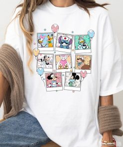 Disney Nurse Characters Photos Balloon Shirt, Disney Nurse Day Shirt