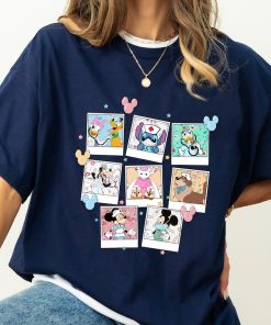 Disney Nurse Characters Photos Balloon Shirt, Disney Nurse Day Shirt