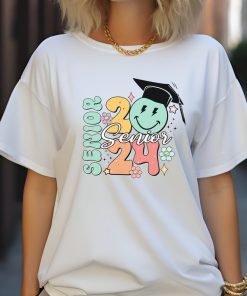 Senior 2024 Shirt, Class of 2024 Shirt, Retro Senior Hoodie