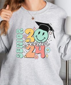 Senior 2024 Shirt, Class of 2024 Shirt, Retro Senior Hoodie