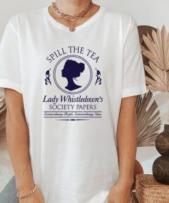 Spill The Tea Shirt, Bridgerton Shirt, Lady Whistledown Tee