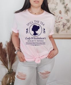 Spill The Tea Shirt, Bridgerton Shirt, Lady Whistledown Tee