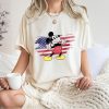 Mickey Mouse With American Flag Shirt, Disney Mickey Dad Shirt