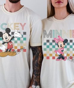 Vintage Mickey Minnie Shirt, Mickey Mouse Shirt, Retro Minnie Shirt