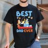 Best Dad Ever Funny Bluey Daddy Vintage Shirt, Bluey Dad Retro Tee