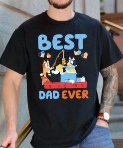 Best Dad Ever Funny Bluey Daddy Vintage Shirt, Bluey Dad Retro Tee