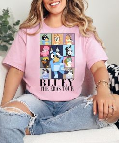 Bluey The Eras Tour Tee shirt, Tee shirt for kids, Bluey tee shirt