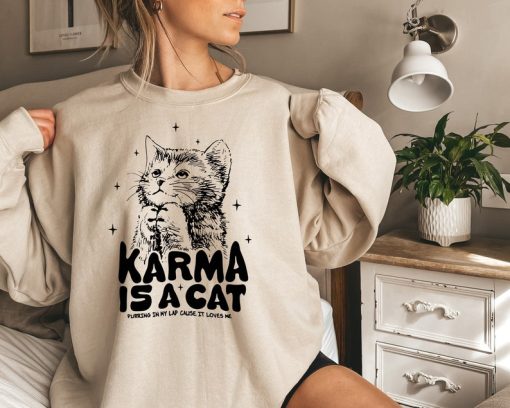 Karma Is A Cat Shirts, Taylor Eras Cat Lover T-Shirt