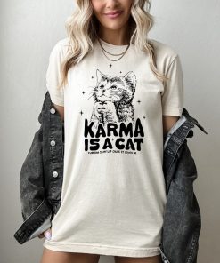 Karma Is A Cat Shirts, Taylor Eras Cat Lover T-Shirt