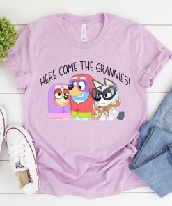 Here Come The Grannies T-shirt, Holiday Shirt, Bluey Characters