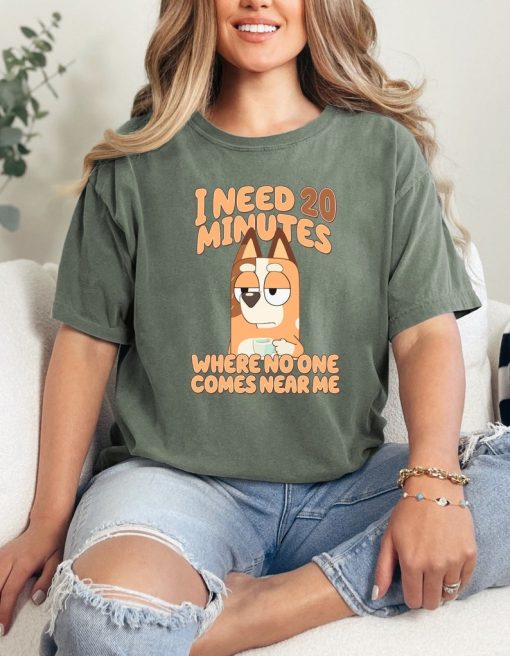 Chili Mum Shirt, Bluey, I need 20 minutes, Mother's Day t-shirt