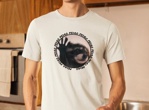 Pedro Raccoon Unisex Meme T-Shirt, Stylish Viral Animal Tee