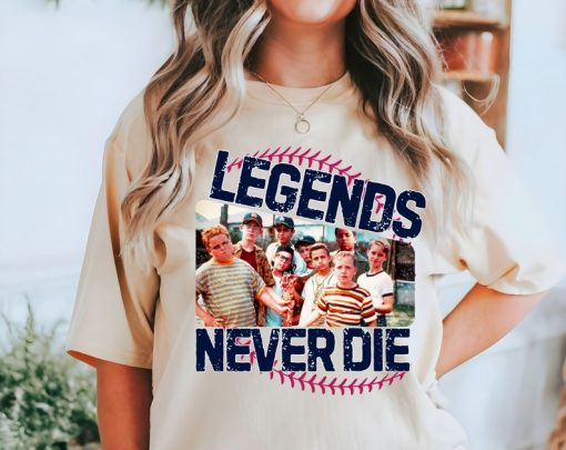 Sandlot Baseball Shirt, Legends Never Die